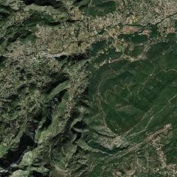 Vue aérienne des environs de Fontaine du Plan d'Aups La Sainte Baume