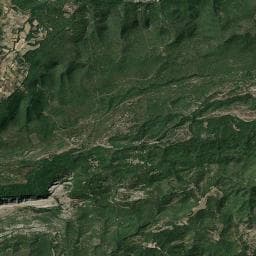 Vue aérienne des environs de Source de l'Ombre