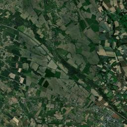 Vue aérienne des environs de EARL Lo Casau - Camping Poublan