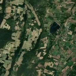 Vue aérienne des environs de CAMPING L'EGLANTIERE