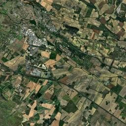 Vue aérienne des environs de La Capelle