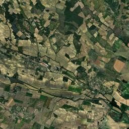 Vue aérienne des environs de Camping aux 4 vues