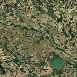 Vue aérienne des environs de Aire de Homps