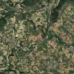 Vue aérienne des environs de Val de Cesse