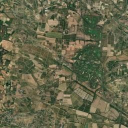 Vue aérienne des environs de Aire de repos à Capestang