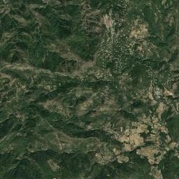 Vue aérienne des environs de Camping Charlemagne