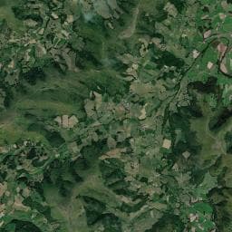 Vue aérienne des environs de Moulin d'Utziate