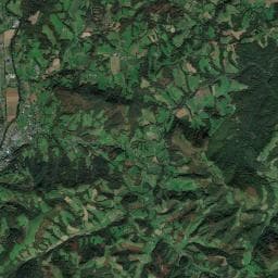 Vue aérienne des environs de Aire de camping-cars Etche Gochoki