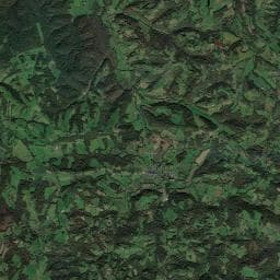 Vue aérienne des environs de Camping Le Chenelière