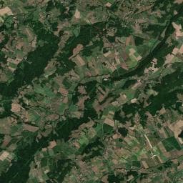 Vue aérienne des environs de Camping du lac Saint Georges