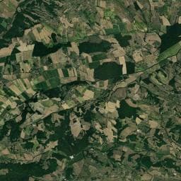 Vue aérienne des environs de La Vie en Rose