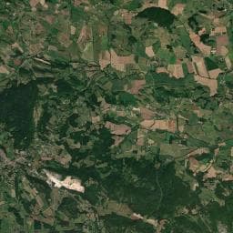 Vue aérienne des environs de Camping Les Petites Pyrénées