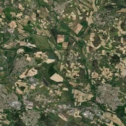 Vue aérienne des environs de Domaine des pères