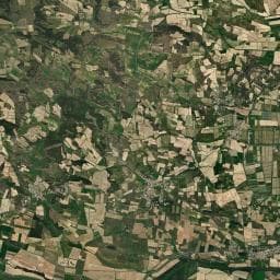 Vue aérienne des environs de Camping La Commanderie