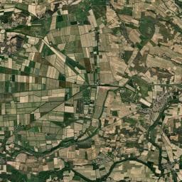 Vue aérienne des environs de Camping les 3 Serres