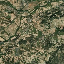 Vue aérienne des environs de AIRE DE STATIONNEMENT POUR CAMPING-CARS - DOMAINE LES CASCALS