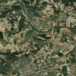 Vue aérienne des environs de Aire de repos à Conilhac-Corbières