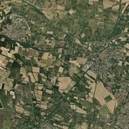 Vue aérienne des environs de Aire de camping-car à Cuxac-d'Aude