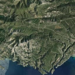 Vue aérienne des environs de Abri Yves Azémas
