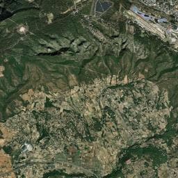 Vue aérienne des environs de Domaine de la Bergerie
