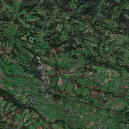 Vue aérienne des environs de Aire de camping-car à Ogeu-les-Bains