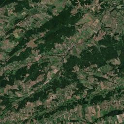 Vue aérienne des environs de CAMPING A LA FERME BAPTISTOU