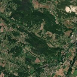Vue aérienne des environs de Aire de service d'Auzas