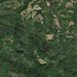 Vue aérienne des environs de Camping de La Fitte