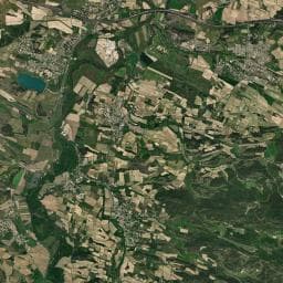 Vue aérienne des environs de Parking des berges du Lauquet