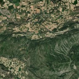 Vue aérienne des environs de Parking du magazin le Terroir - Capendu