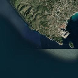 Vue aérienne des environs de Le soleil