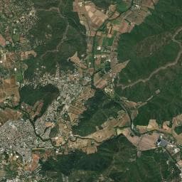 Vue aérienne des environs de Camping à la ferme (3)