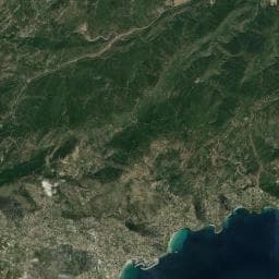 Vue aérienne des environs de Saint-Pons