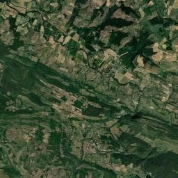Vue aérienne des environs de Camping Le Petit Pyrénéen