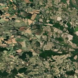 Vue aérienne des environs de Aire Camping-cars Routier