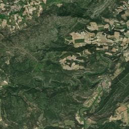 Vue aérienne des environs de Aire Château de Villemagne