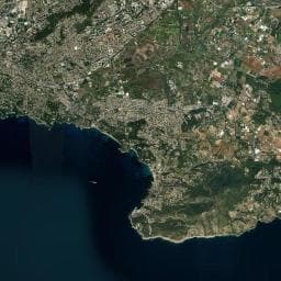 Vue aérienne des environs de L'hermitage