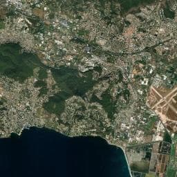 Vue aérienne des environs de Camping Mare Sole