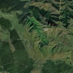 Vue aérienne des environs de Cabane d'Orgambidé