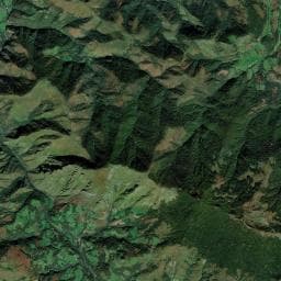 Vue aérienne des environs de Camping Ibarra