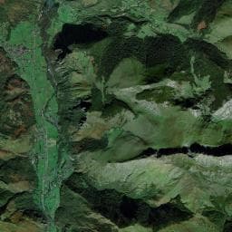 Vue aérienne des environs de Camping Municipal de Monplaisir