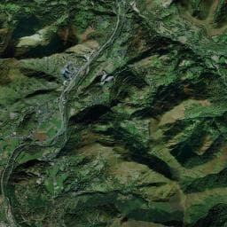 Vue aérienne des environs de L'Arrayade