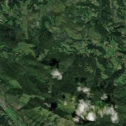 Vue aérienne des environs de Camping Saint-Roch