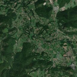 Vue aérienne des environs de AIRE DE STATIONNEMENT