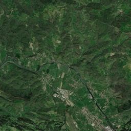 Vue aérienne des environs de Centre UCPA de Saint-Girons