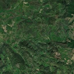 Vue aérienne des environs de Camping Parc d'Audinac
