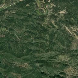 Vue aérienne des environs de Le Domaine viticole du Pech Saint Pierre