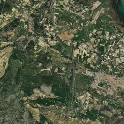 Vue aérienne des environs de Ensoya