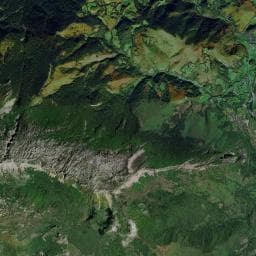 Vue aérienne des environs de Cabane d'Ichéus