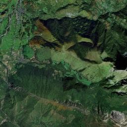 Vue aérienne des environs de Cabane de SABAS